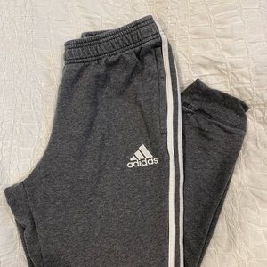 Grey Adidas sweatpants